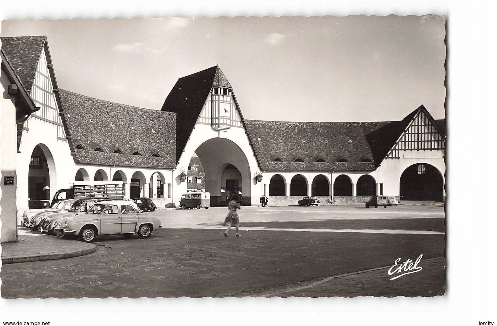 62 Le Touquet Paris Plage Le Marché Couvert Vieille Voiture Auto Camionnette Citroen CPSM PF Edit Estel N°17706 Photo - Le Touquet