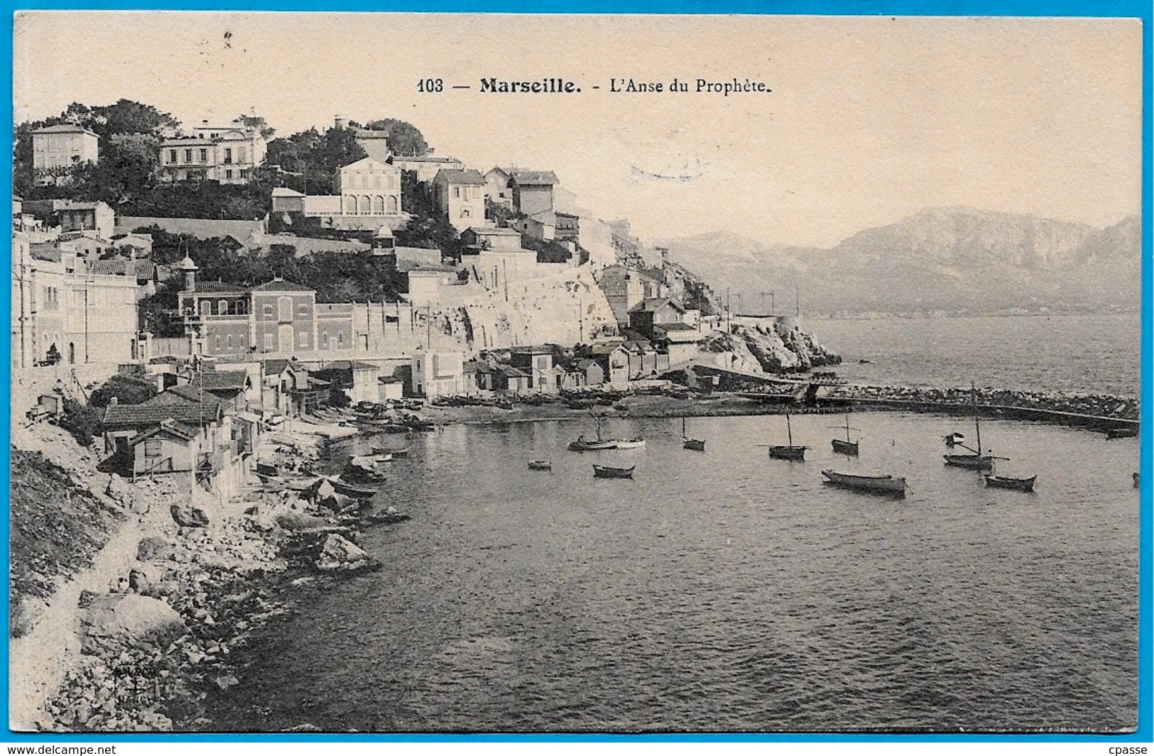 CPA 13 MARSEILLE - L' Anse Du Prophète - Non Classés