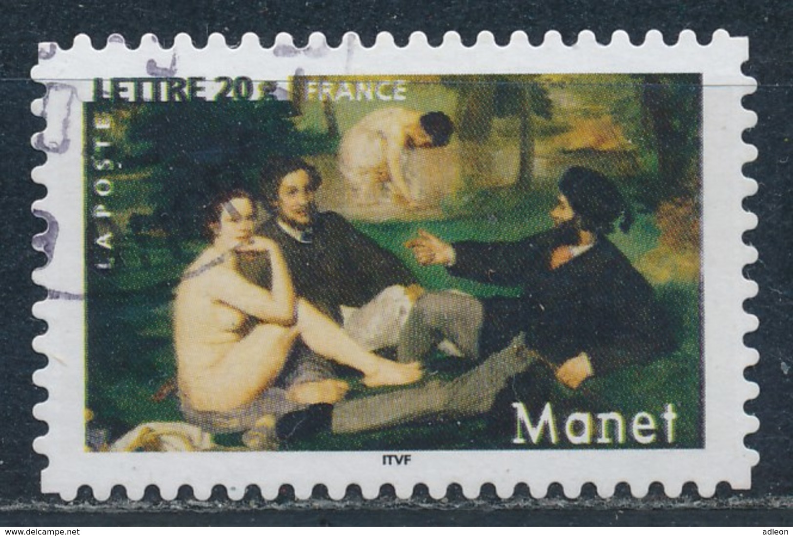 France 2006- Les Impressionnistes - Edouard Manet YT A82 (3874) Obl. Cachet Rond - Oblitérés