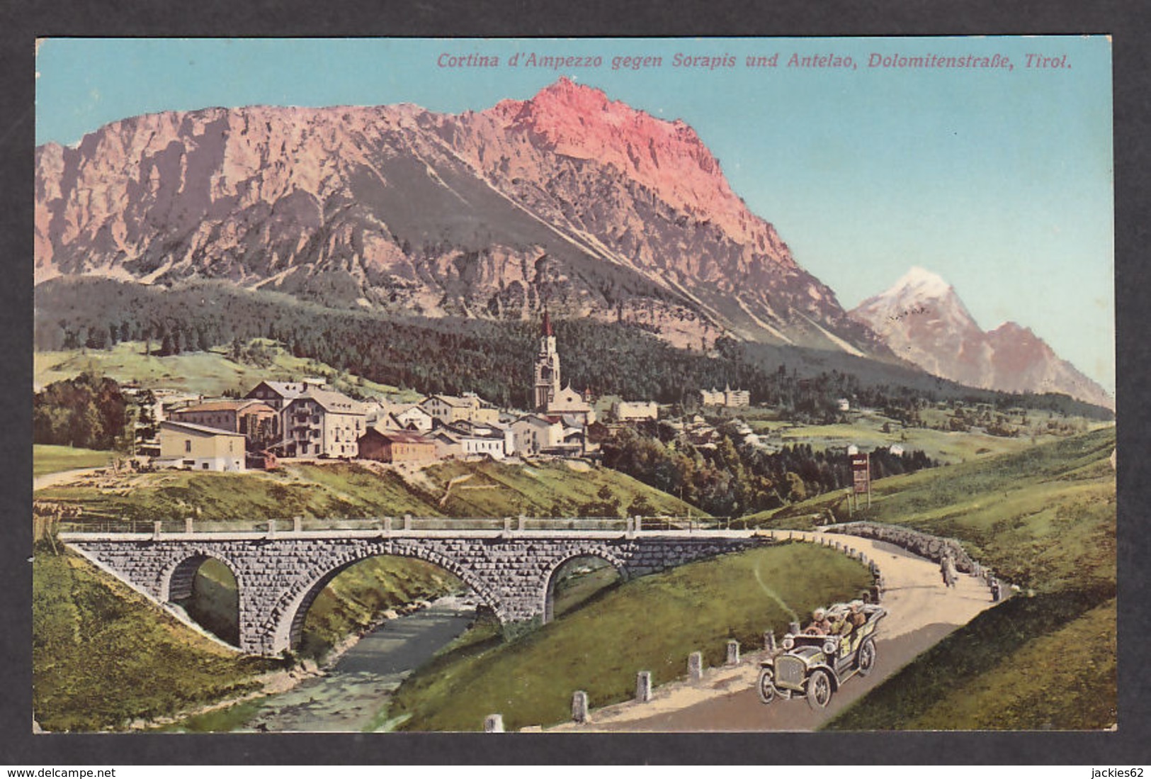 65566/ CORTINA, Dolomitenstrasse, Sorapis, Antelao, Dolomiti - Autres & Non Classés