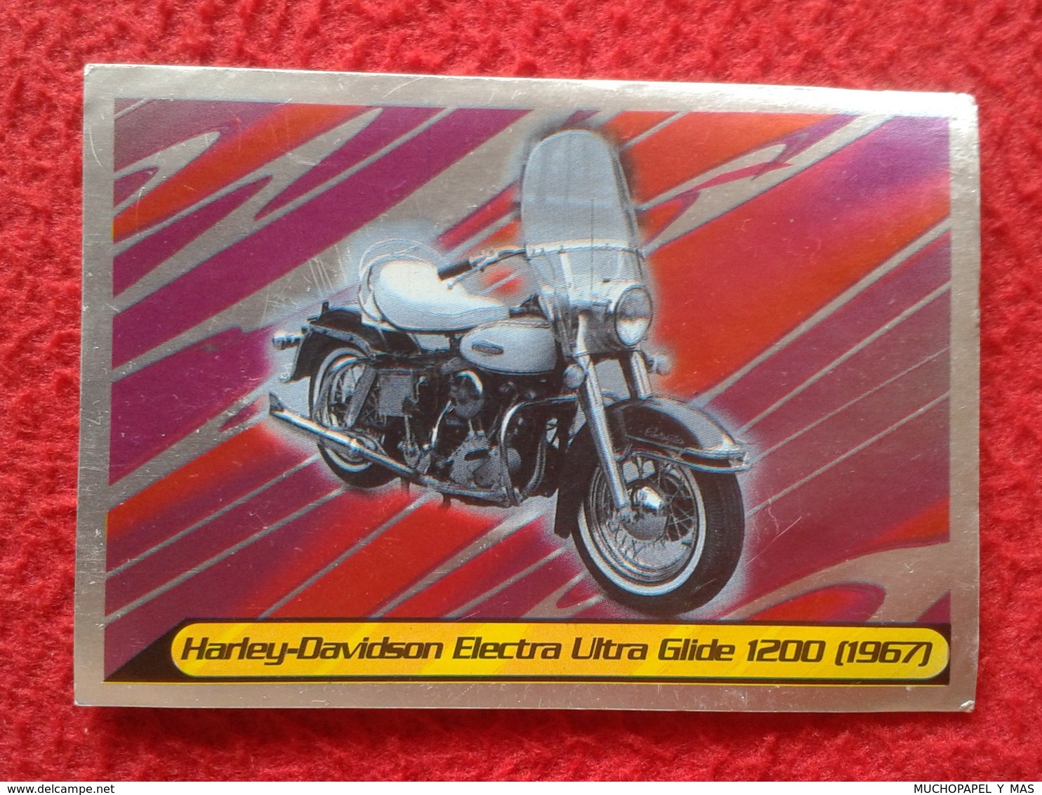 CROMO COLLECTIBLE CARD PANINI MOTO 2000 HARLEY-DAVIDSON ELECTRA ULTRA GLIDE 1200 (1967)  MOTOR MOTOCICLETA MOTORCYCLE - Otros & Sin Clasificación