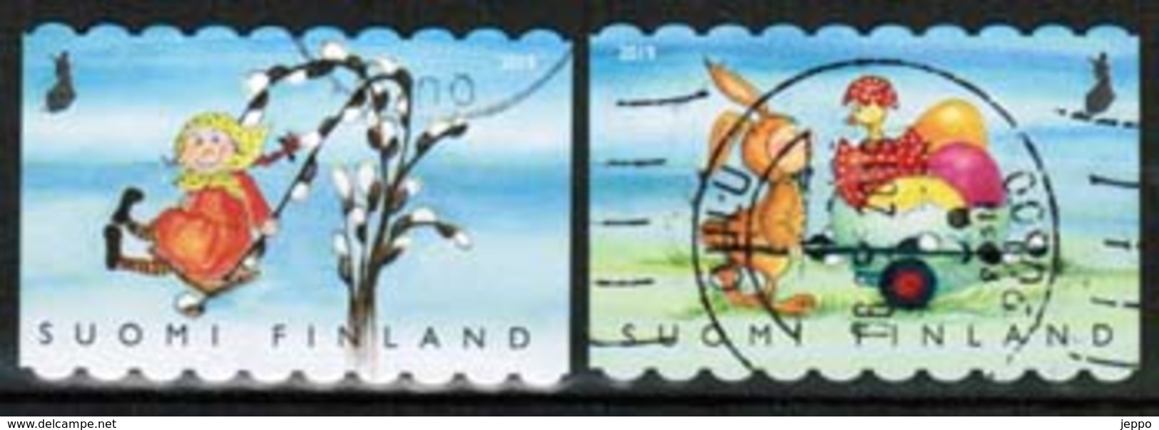 2019 Finland, Easter, Complete Used Set. - Used Stamps