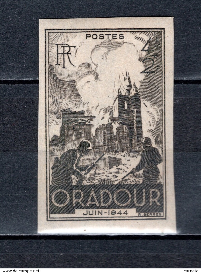 FRANCE  N° 742a  NON DENTELE NEUF SANS CHARNIERE  COTE 40.00€   ORADOUR SUR GLANE - Non Classés