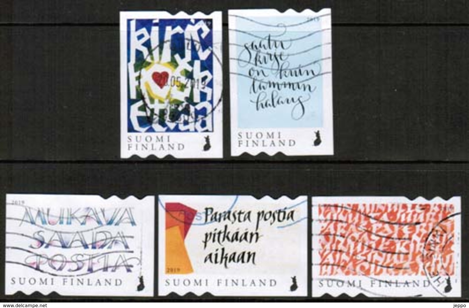 2019 Finland, Touching Letter, Complete Used Set. - Oblitérés