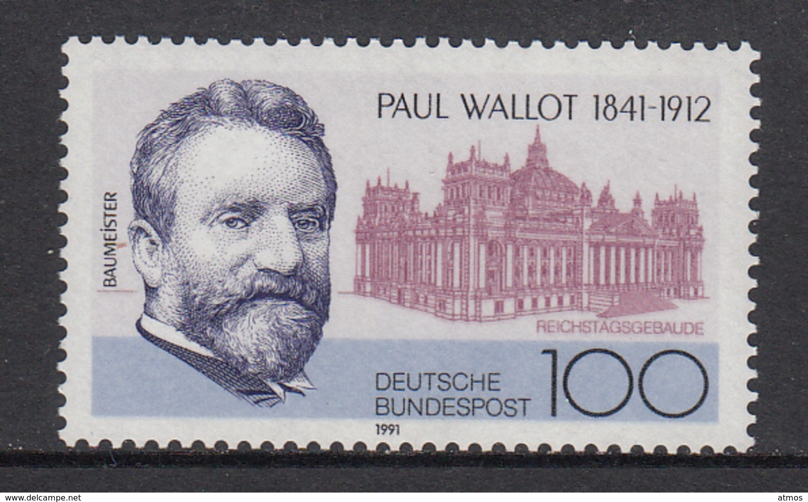 Germany MNH Michel Nr 1536 From 1991  / Catw 2.00 EUR - Ongebruikt