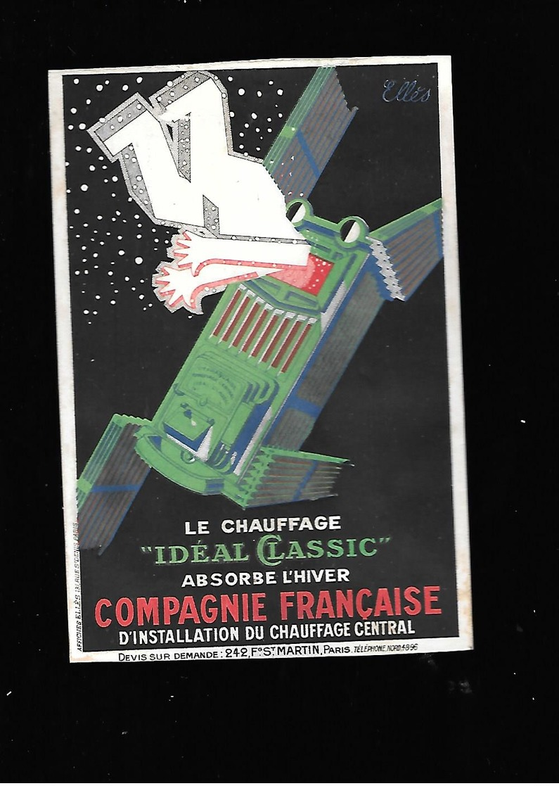 C.P.A. PUBLICITAIRE DU CHAUFFAGE IDEAL CLASSIC. - Publicidad