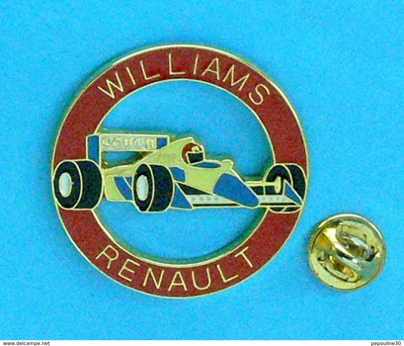 1 PIN'S //  ** F1 WILLIAMS RENAULT / CANON / CAMEL ** .  (© Qualité Collectors Série Limité) - F1