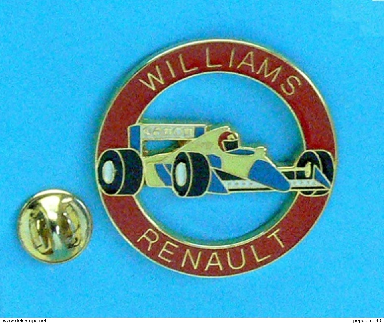 1 PIN'S //  ** F1 WILLIAMS RENAULT / CANON / CAMEL ** .  (© Qualité Collectors Série Limité) - F1