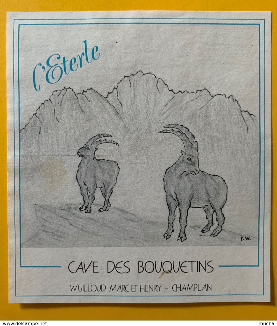 10912 - L'Eterle Cave Des Bouquetins Suisse - Autres & Non Classés