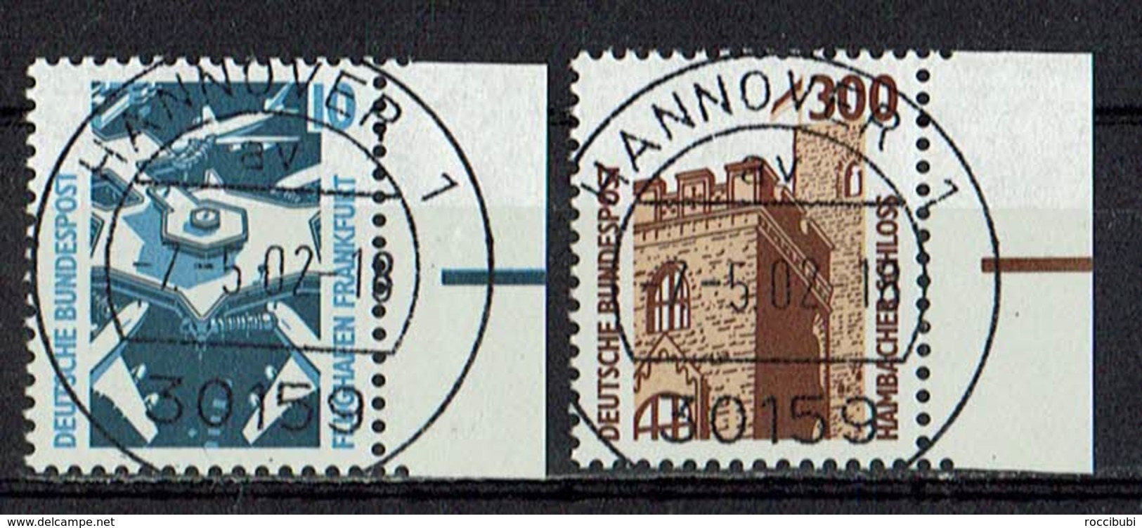 BRD 1988 // Mi. 1347/1348 A O Rand - Gebraucht