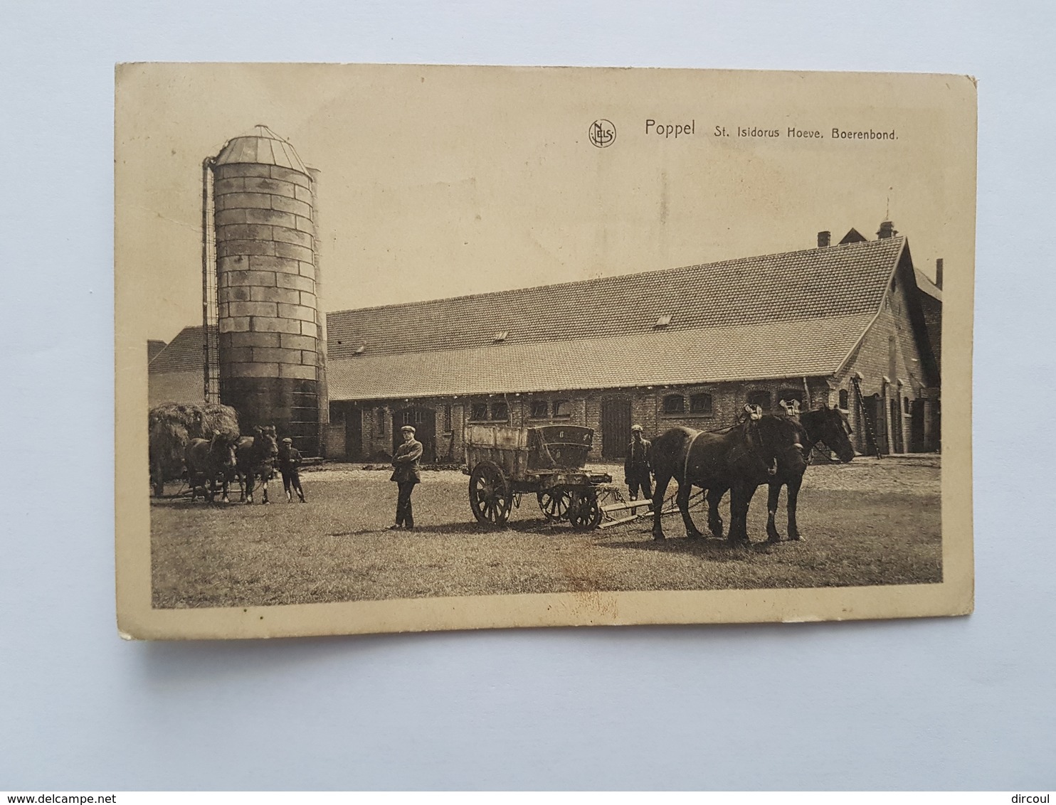 41105    -  Poppel  St Isidorus  Hoeve -Boerenbond  -  ATTELAGE - Ranst