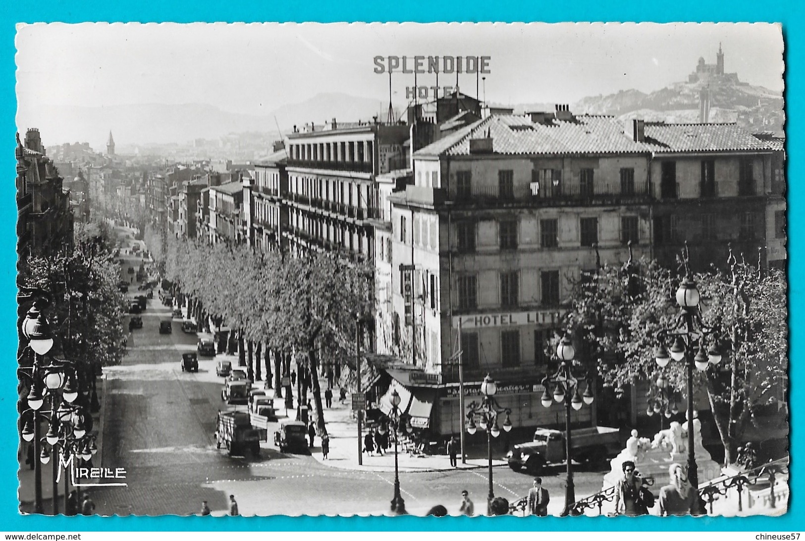 Marseille Le Boulevard D'Athènes - L'arrivée Par La Gare St Charles - Canebière, Centre Ville