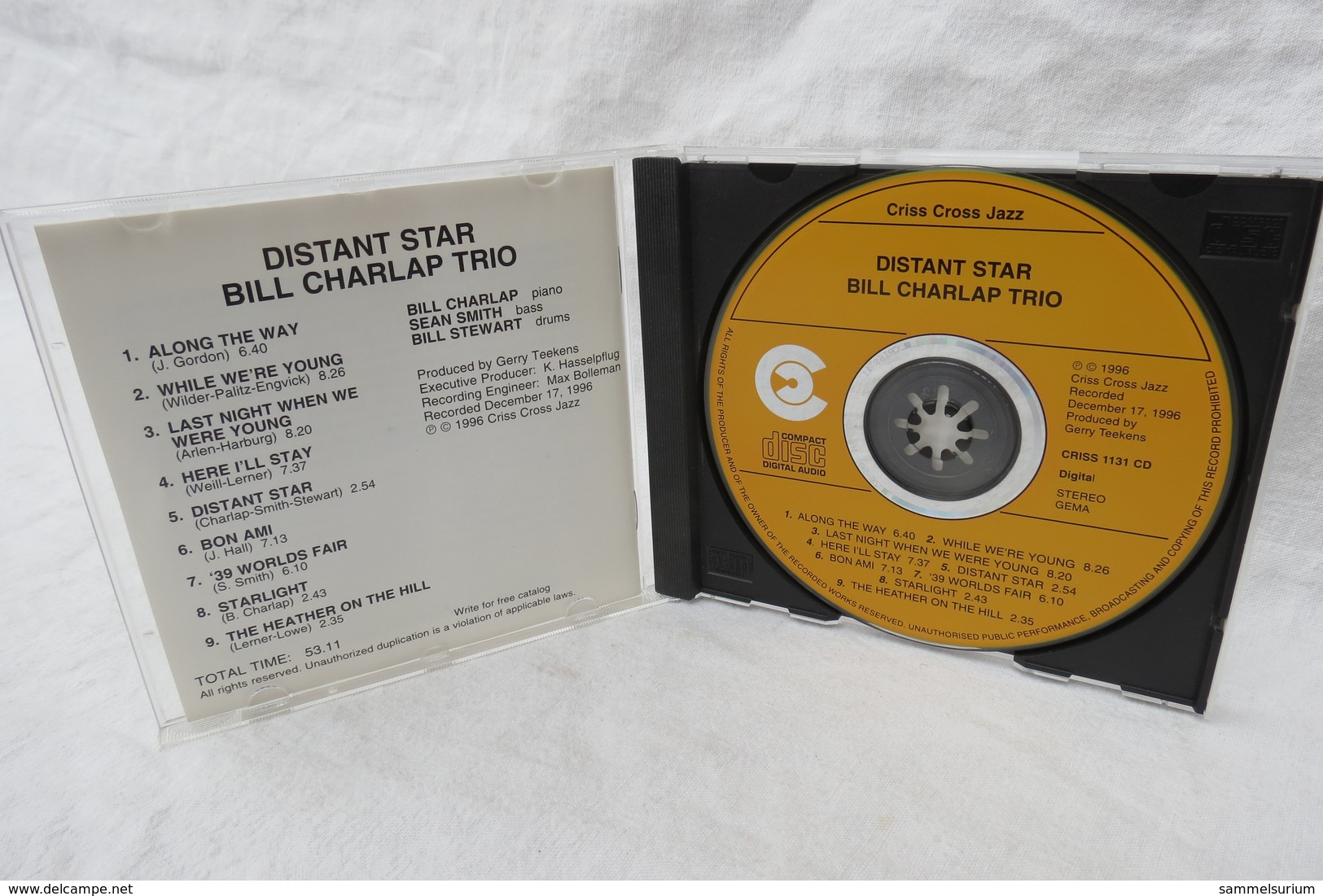 CD "Bill Charlap Trio" Distant Star, Sean Smith, Bill Stewart - Jazz