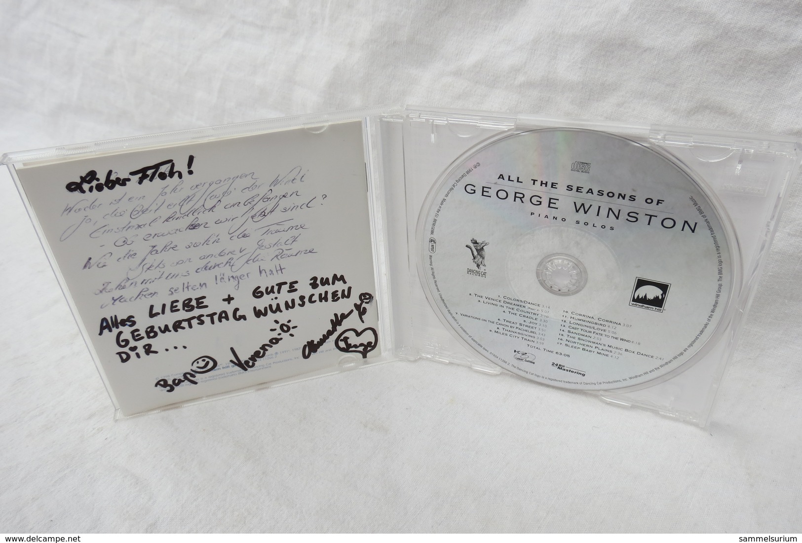 CD "George Winston" All The Seasons Of George Winston, Piano Solos, Collectors Edition - Strumentali