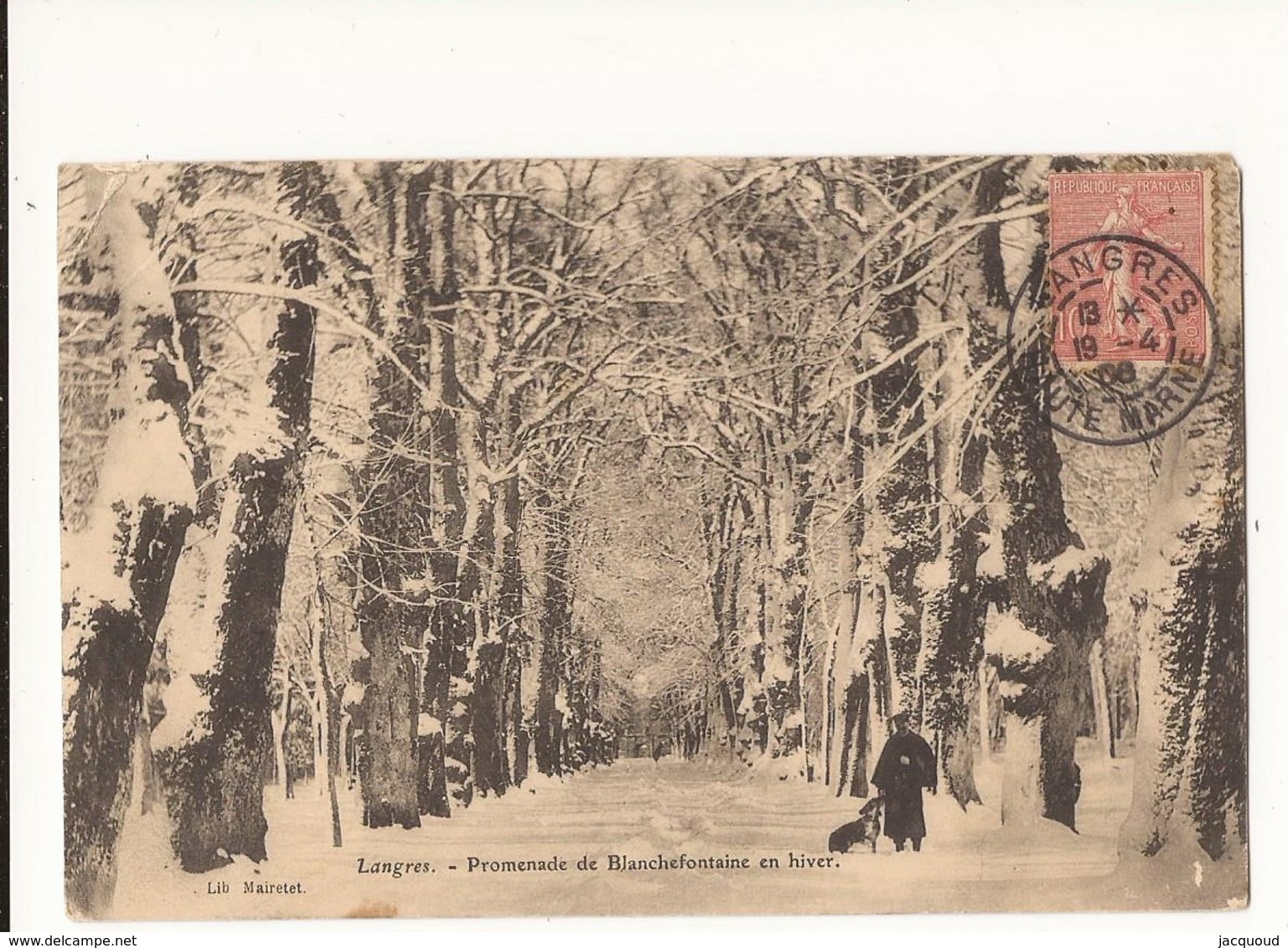 Haute Marne Langres Promenade De Blanche Fontaine En Hiver - Langres