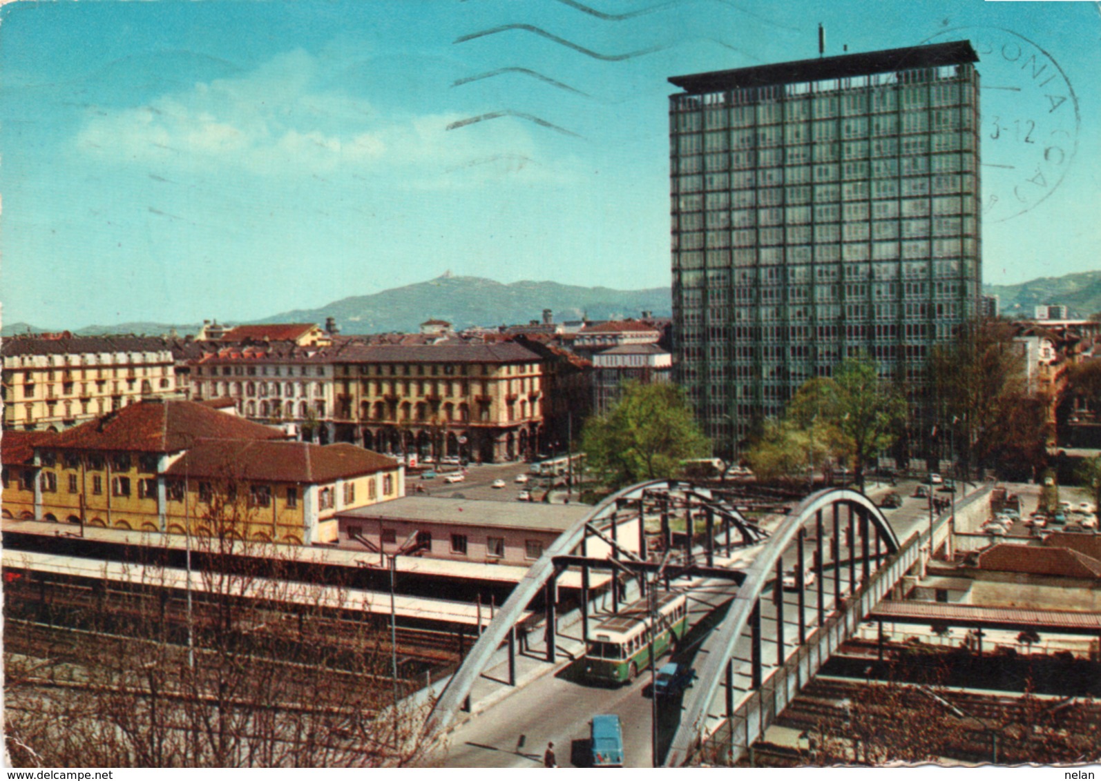 TORINO-STAZIONE PORTA SUSA-PALAZZO RAI- VIAGGIATA -  F.G - Bridges