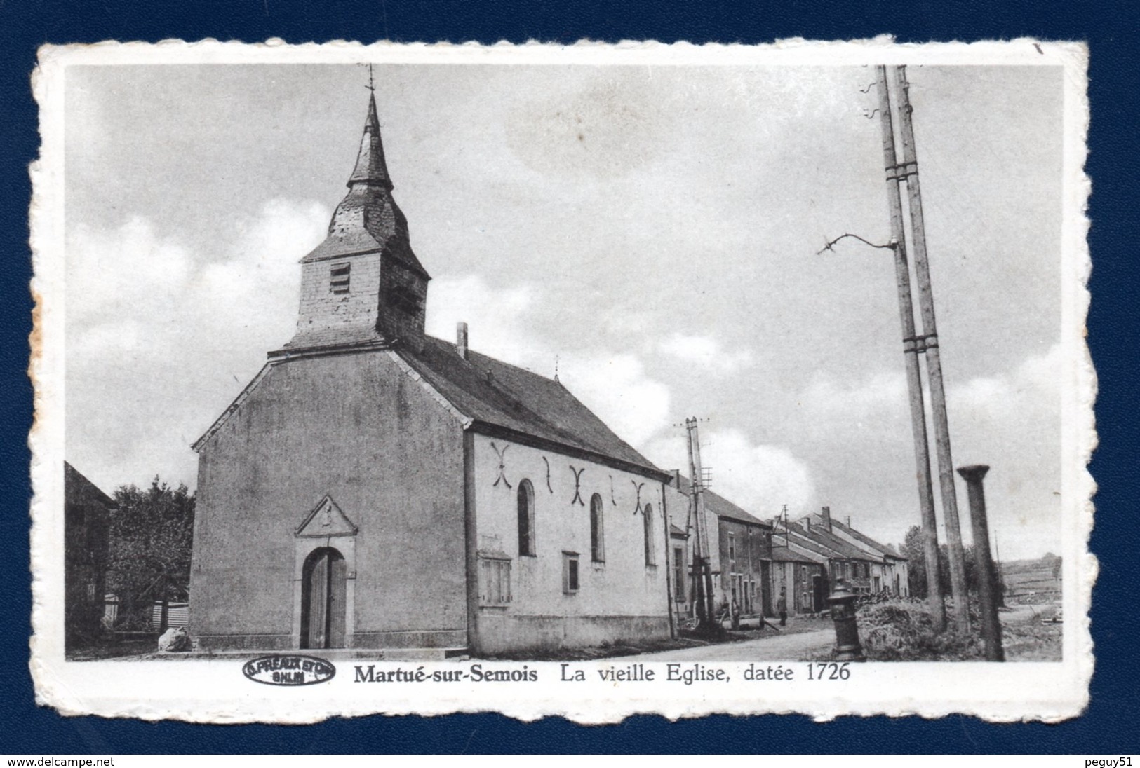 Martué Sur Semois (Florenville). La Vieille église ( 1726). Chapelle Saint-Roch. - Florenville