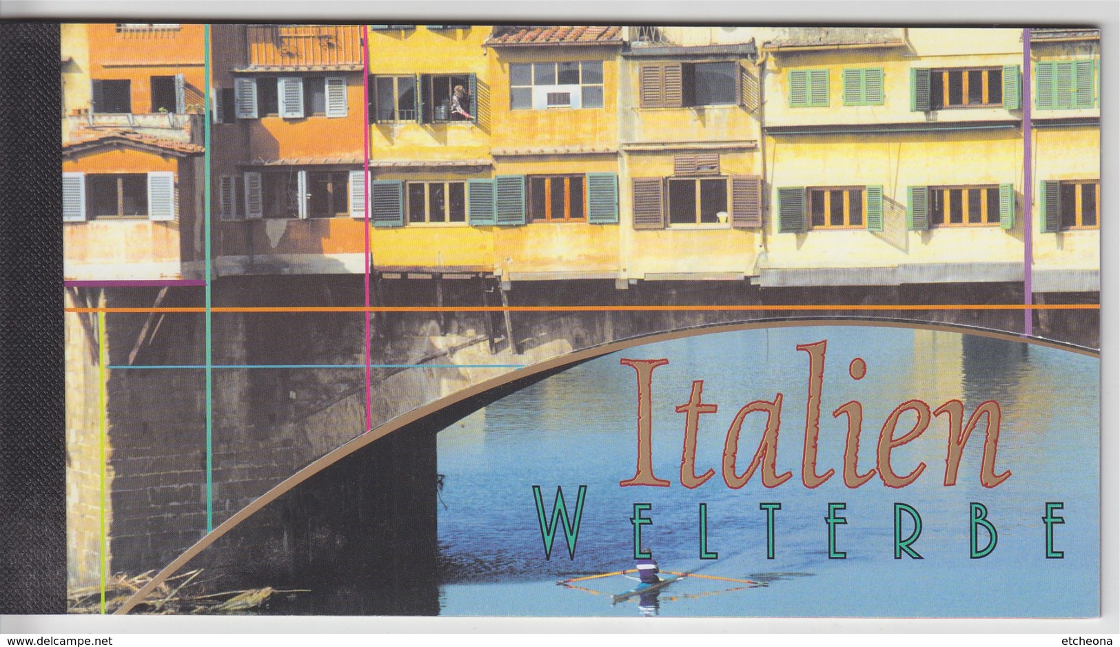 = Carnet Italie Patrimoine Mondial Amalfi Rome Florence Pise Pompéi Îles Eoliennes C386 état Neuf Nations Unies Vienne - Postzegelboekjes
