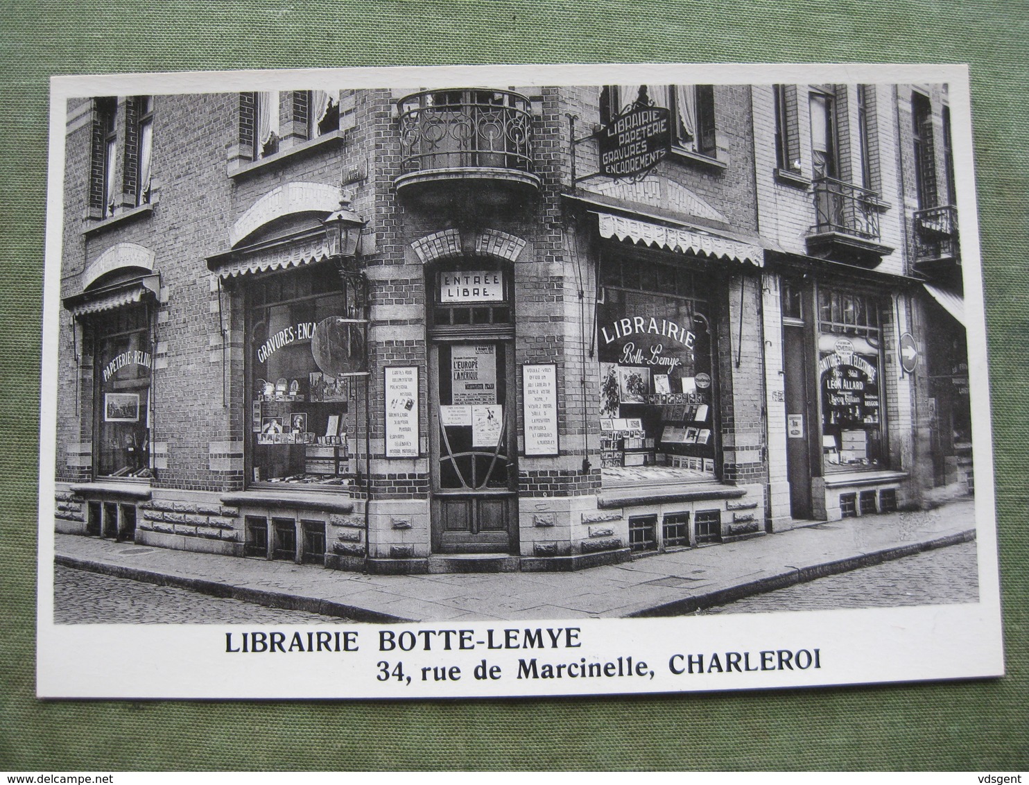 CHARLEROI - LIBRAIRIE BOTTE-LEMYE - Rue De Marcinelle 34 - Charleroi