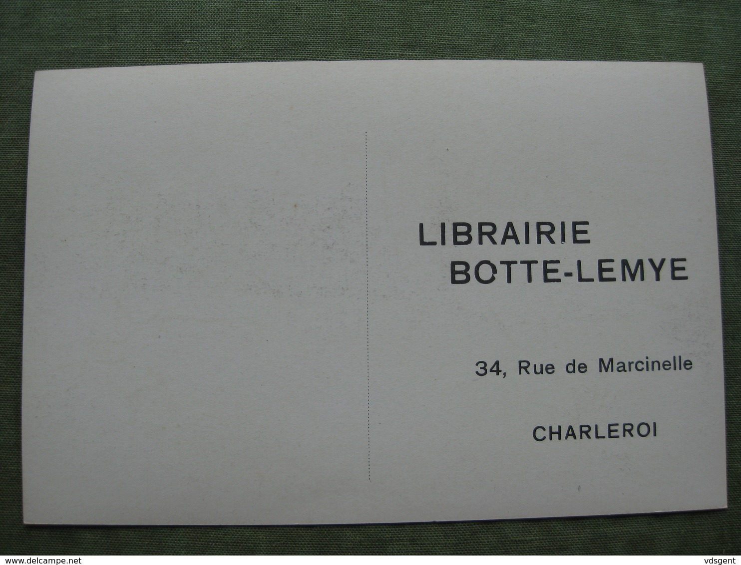 CHARLEROI - LIBRAIRIE BOTTE-LEMYE - Rue De Marcinelle 34 - Charleroi