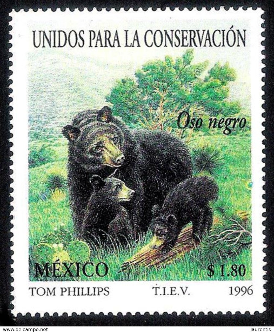 2590  Bears - Ours - Mexico Yv 1719 - MNH - 1,25 (2) - Bears