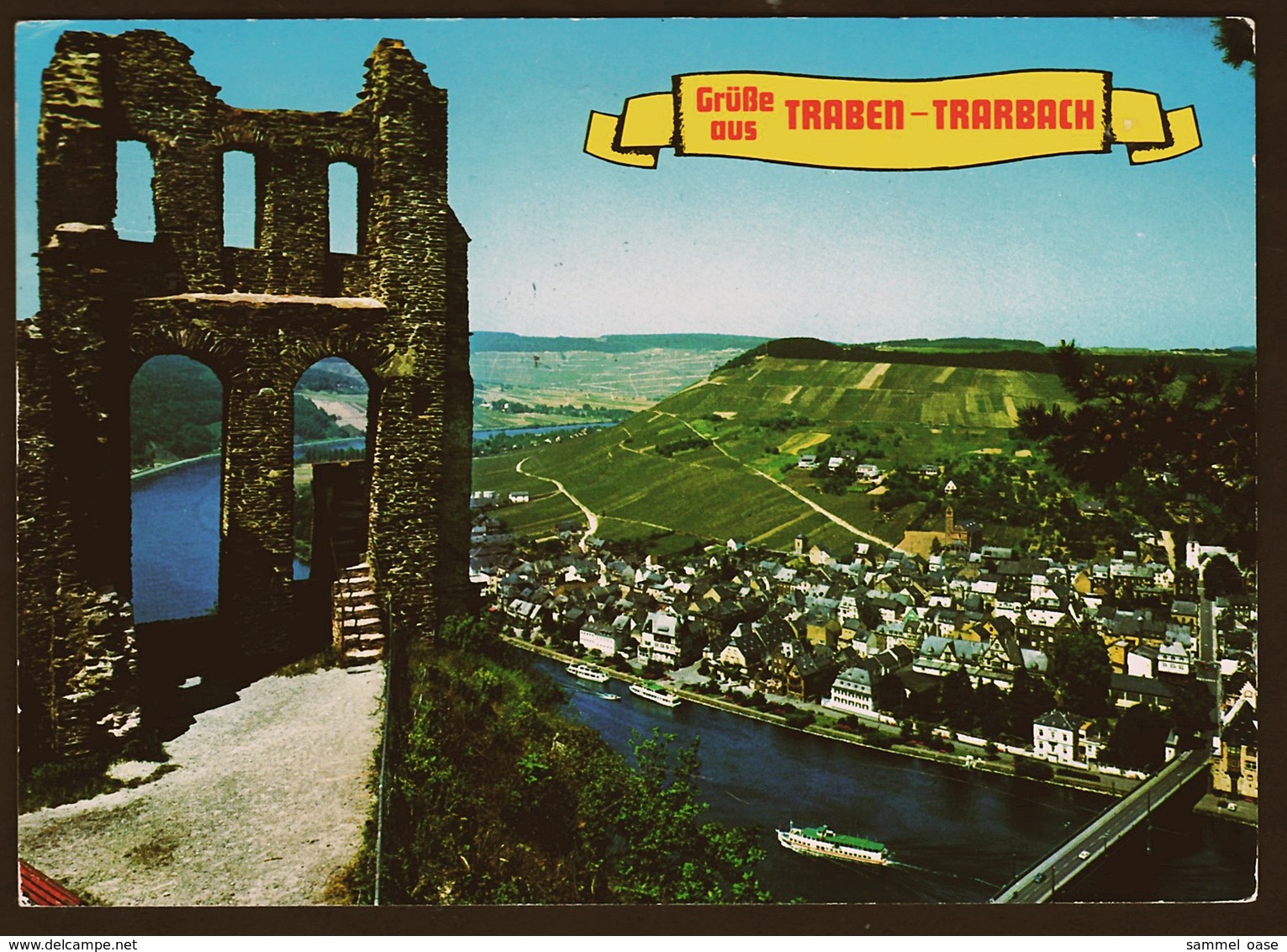 Traben-Trarbach  -  Blick Auf Ruine Gräfinburg Und Die Stadt   -  Ansichtskarte Ca. 1976   (11221) - Traben-Trarbach