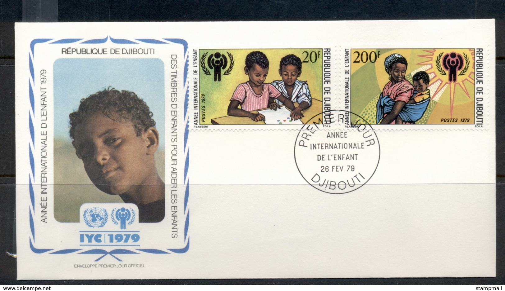Djibouti 1979 IYC International Year Of The Child FDC - Djibouti (1977-...)