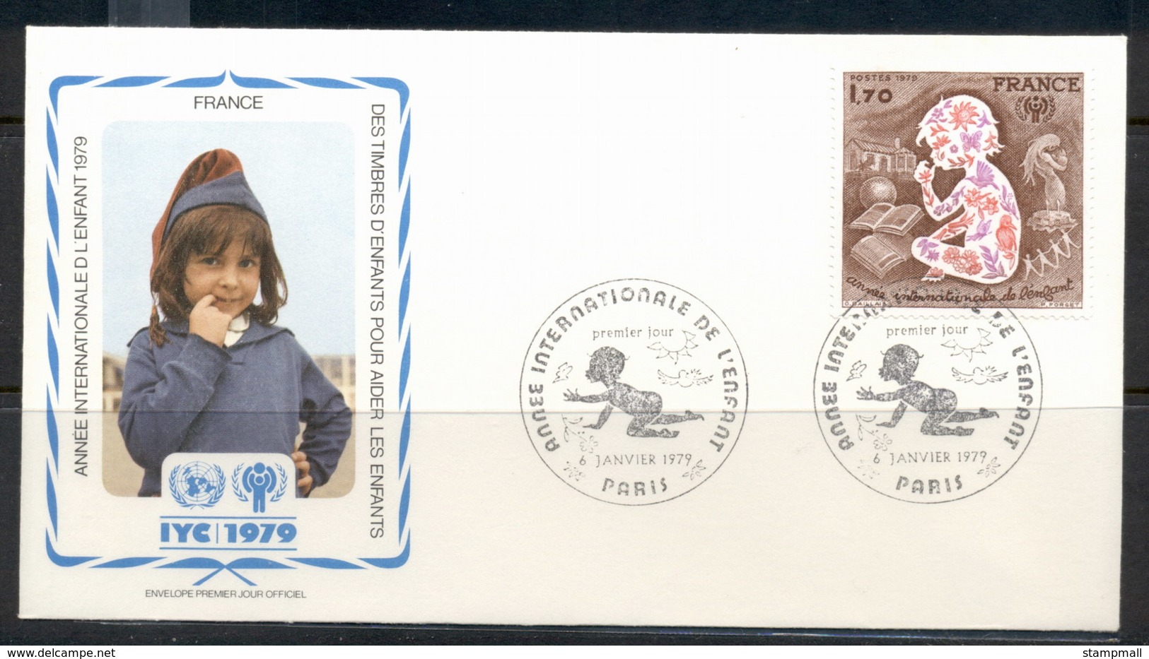 France 1979 IYC International Year Of The Child FDC - 1970-1979