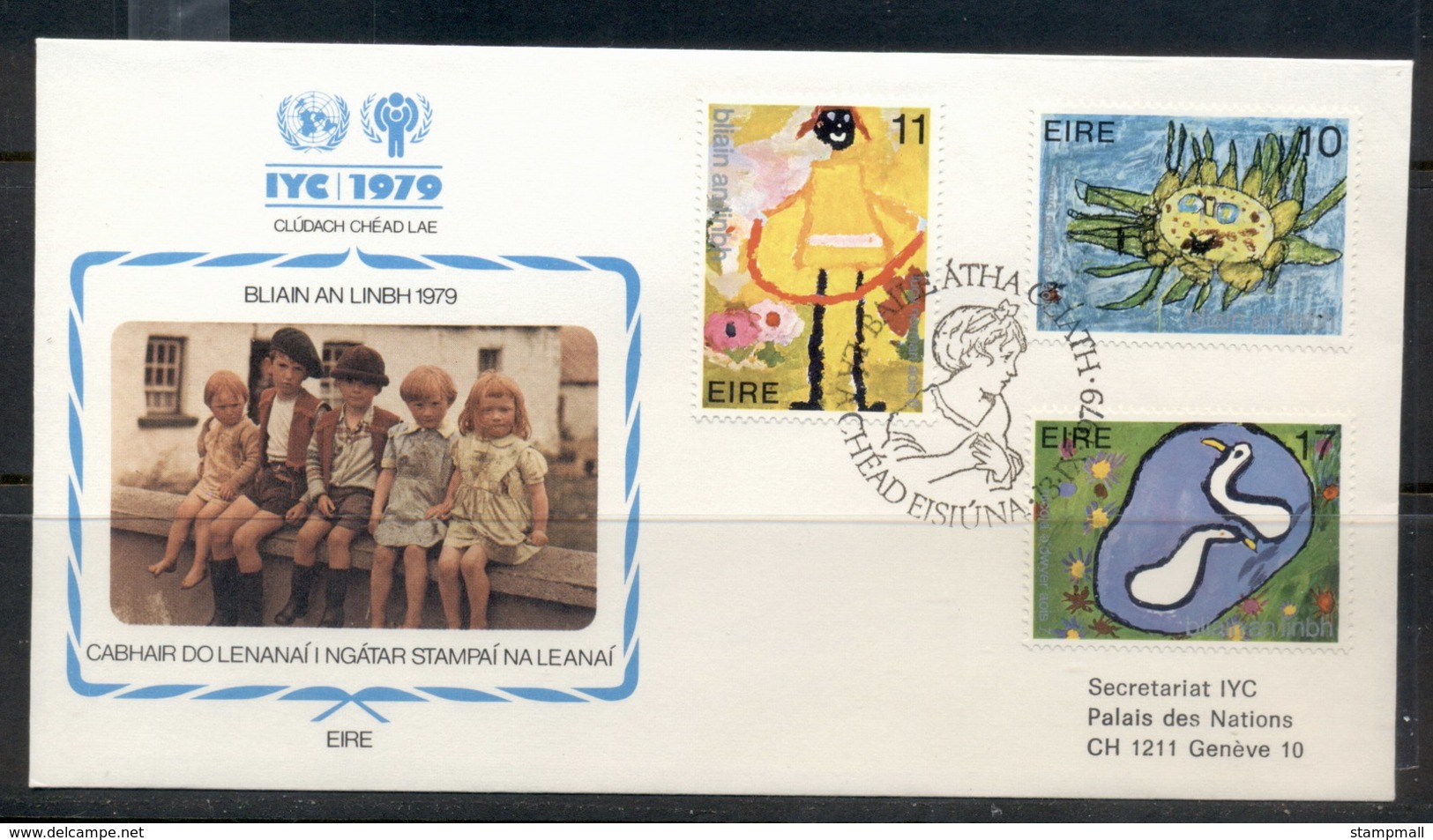 Ireland 1979 IYC International Year Of The Child FDC - Covers & Documents