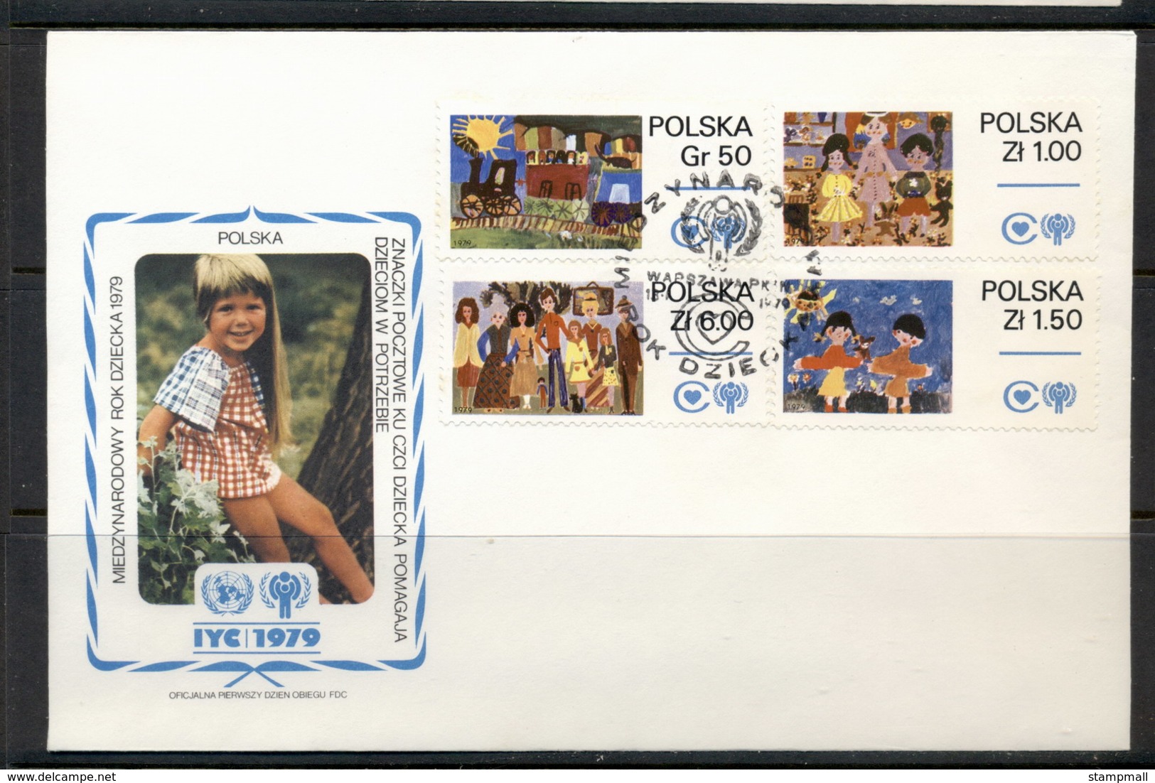 Poland 1979 IYC International Year Of The Child FDC - FDC