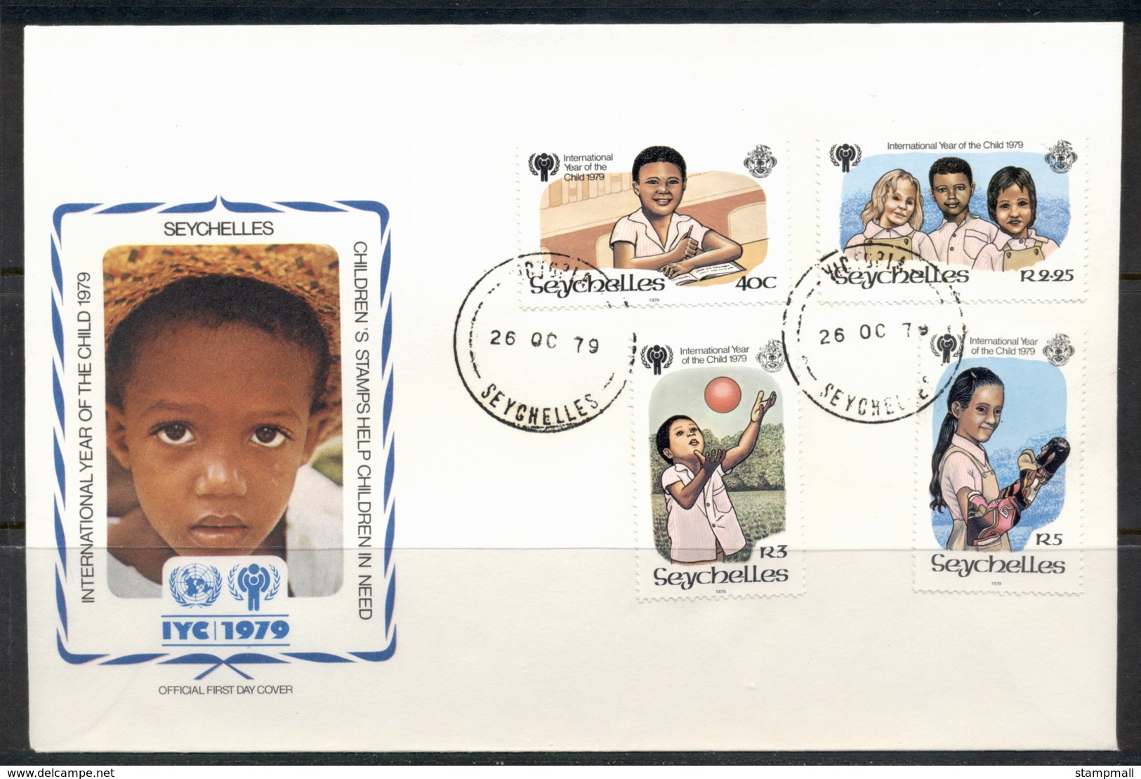 Seychelles 1979 IYC International Year Of The Child FDC - Seychelles (1976-...)