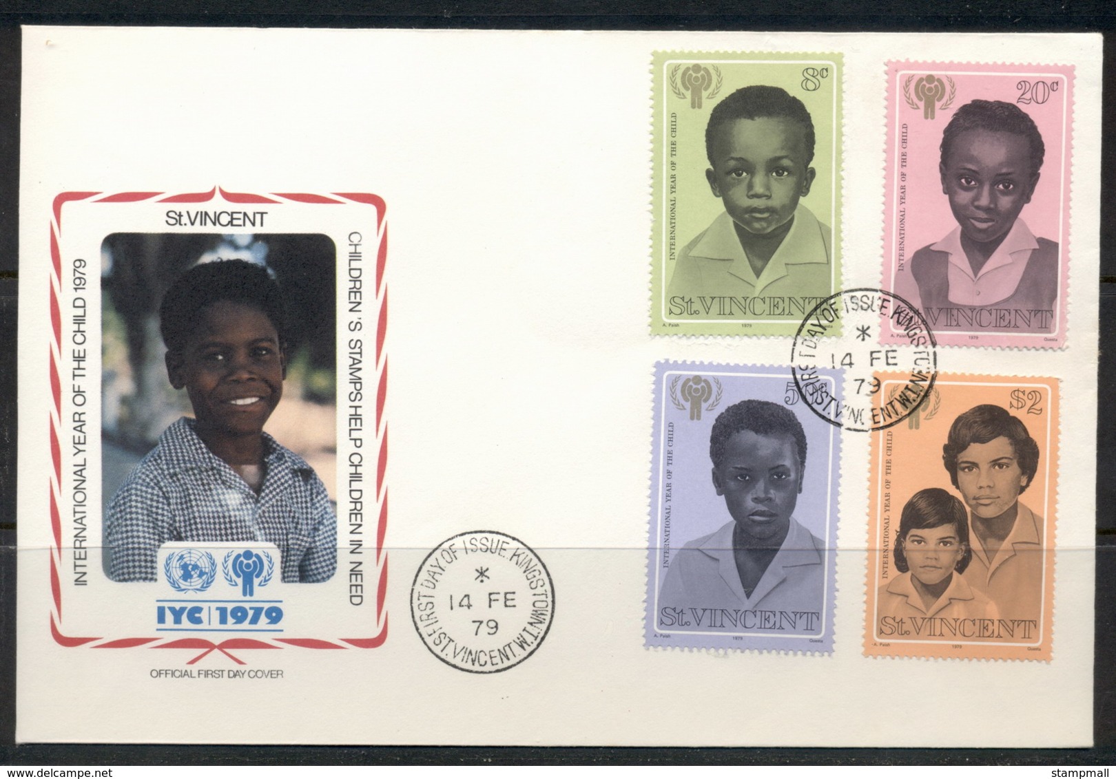 St Vincent 1979 IYC International Year Of The Child FDC - St.Vincent (1979-...)