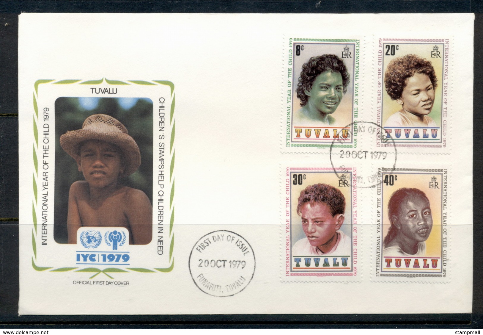 Tuvalu 1979 IYC International Year Of The Child FDC - Tuvalu