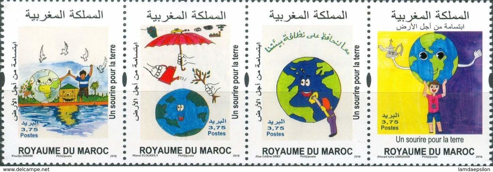 MOROCCO  A LICHELN FOR THE EARTH OF CHILD ECOLOGY 2018 - Morocco (1956-...)