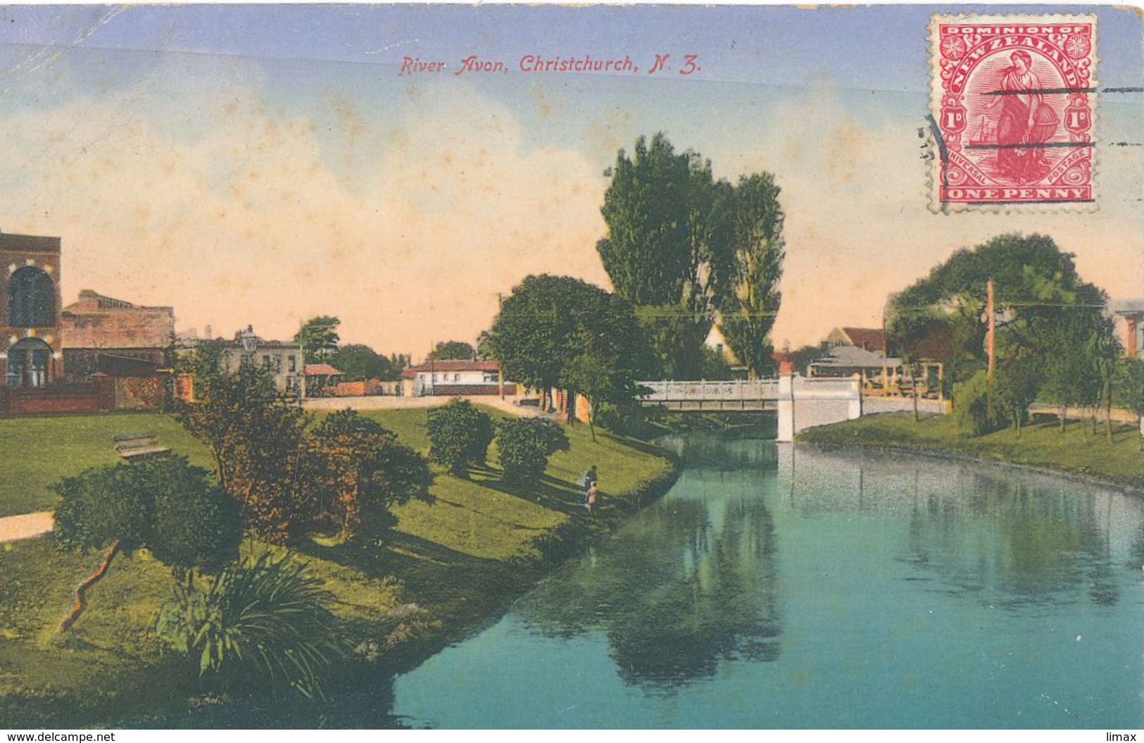 Neuseeland N.Z. - Christchurch No 3 - River Avon    [ALT  0149] - Storia Postale