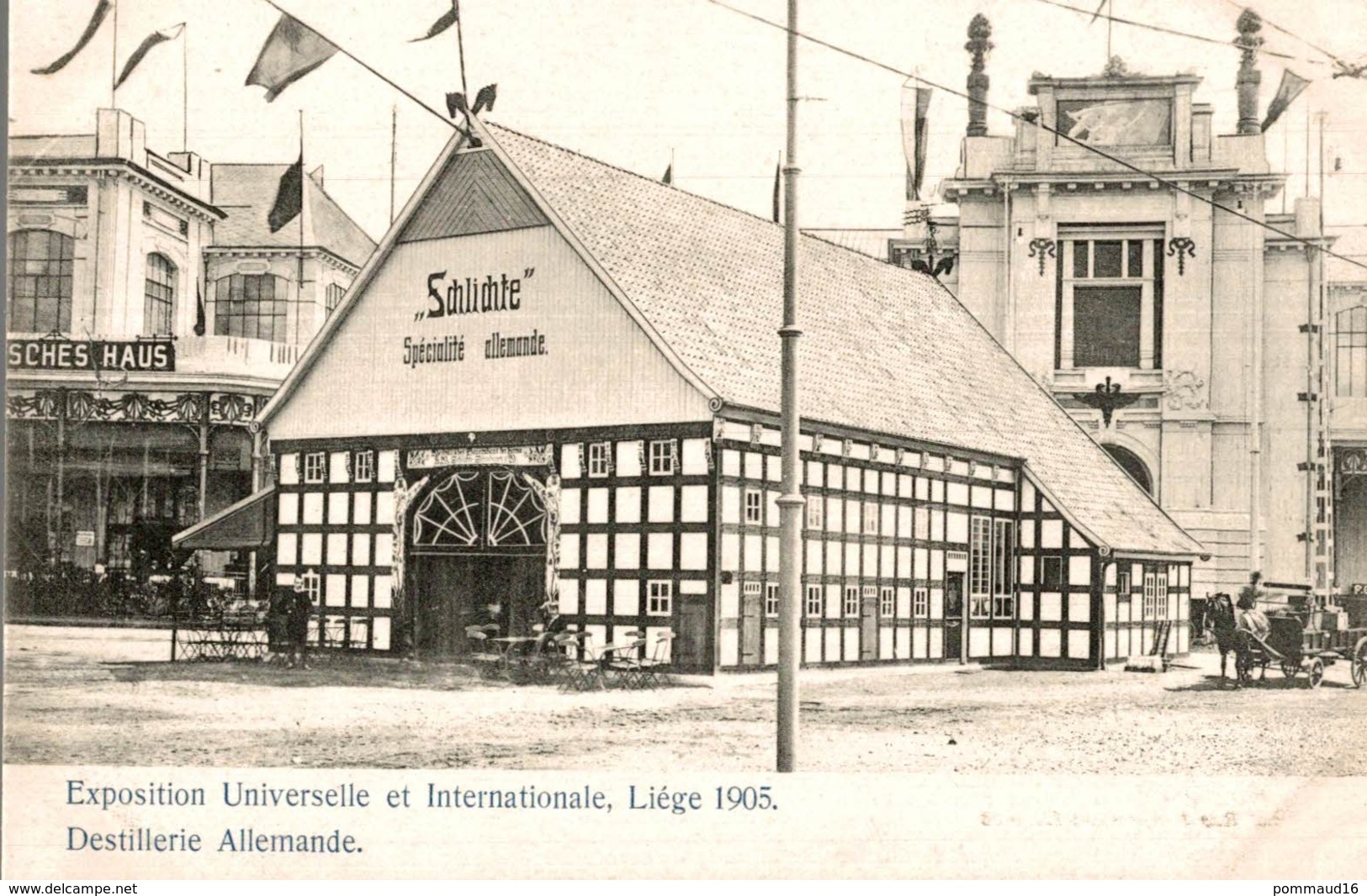 CPA Exposition Universelle Et Internationale Liège 1905 : Destillerie Allemande - Autres & Non Classés