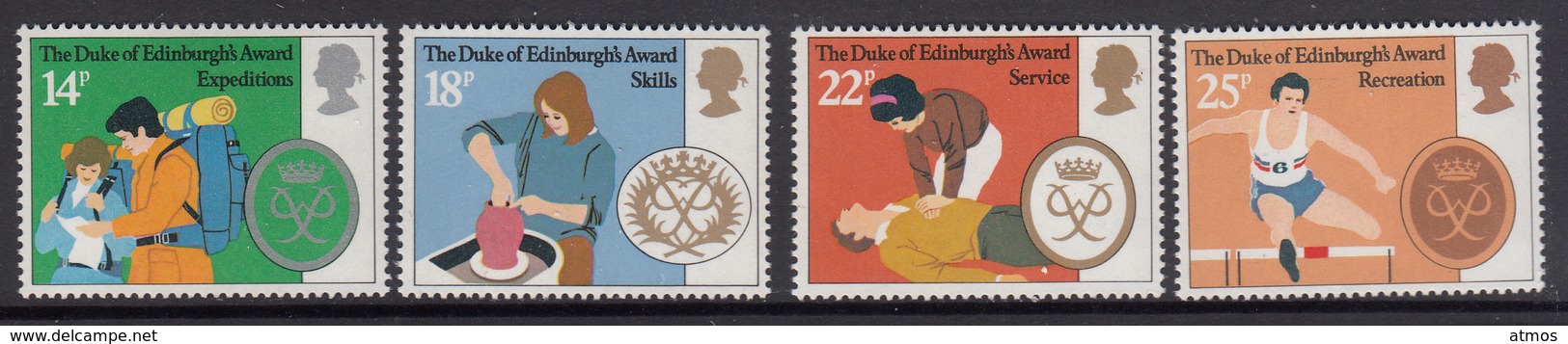 Great Britain MNH Michel Nr 886/89 From 1981 / Catw 3.00 EUR - Ongebruikt