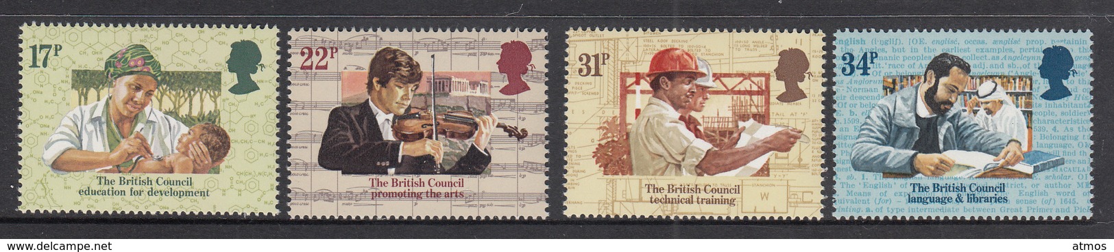 Great Britain MNH Michel Nr 1008/11 From 1984 / Catw 4.00 EUR - Unused Stamps