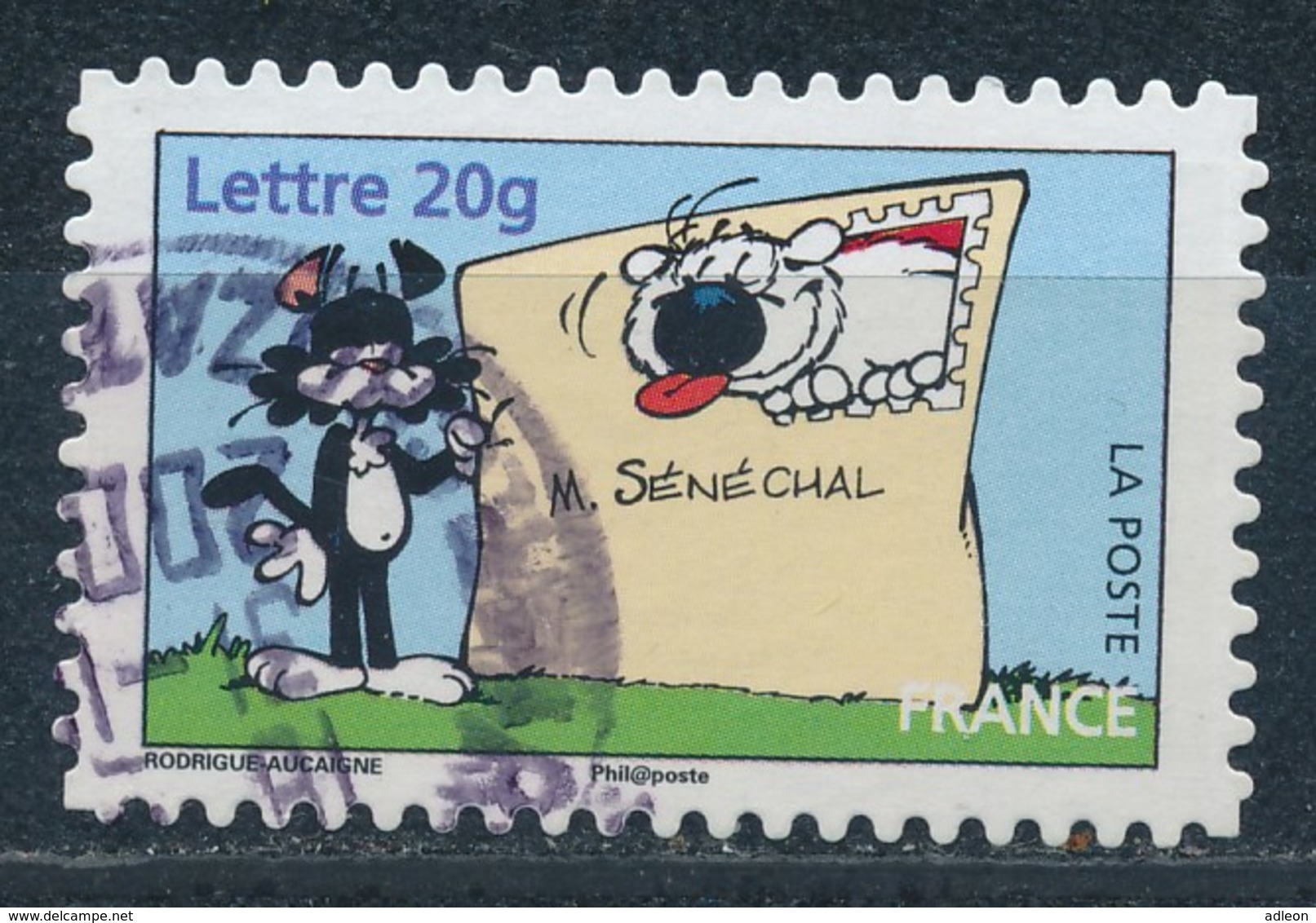 France 2006- Sourires Avec Le Chien Cubitus YT A86 (3953) Obl. Cachet Rond - Oblitérés