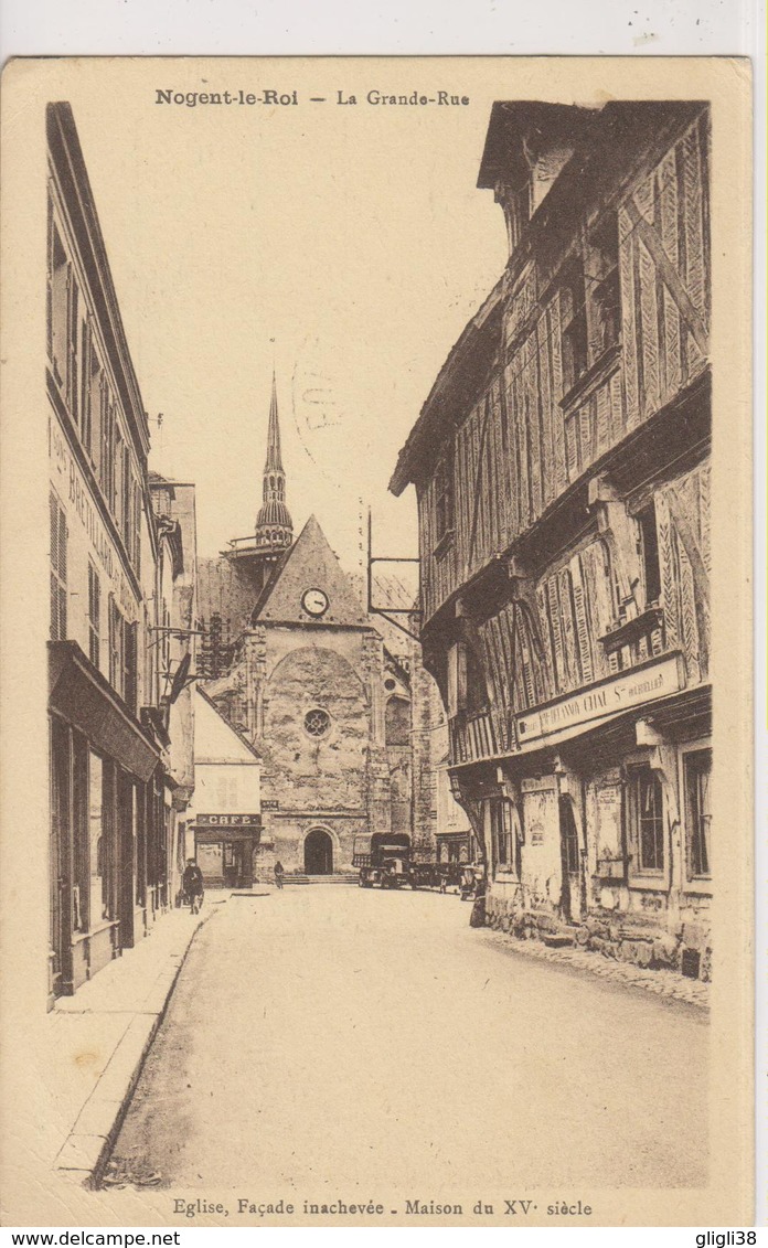 CPA-28-Eure Et Loir- NOGENT-le-ROI- La Grande Rue- - Nogent Le Roi