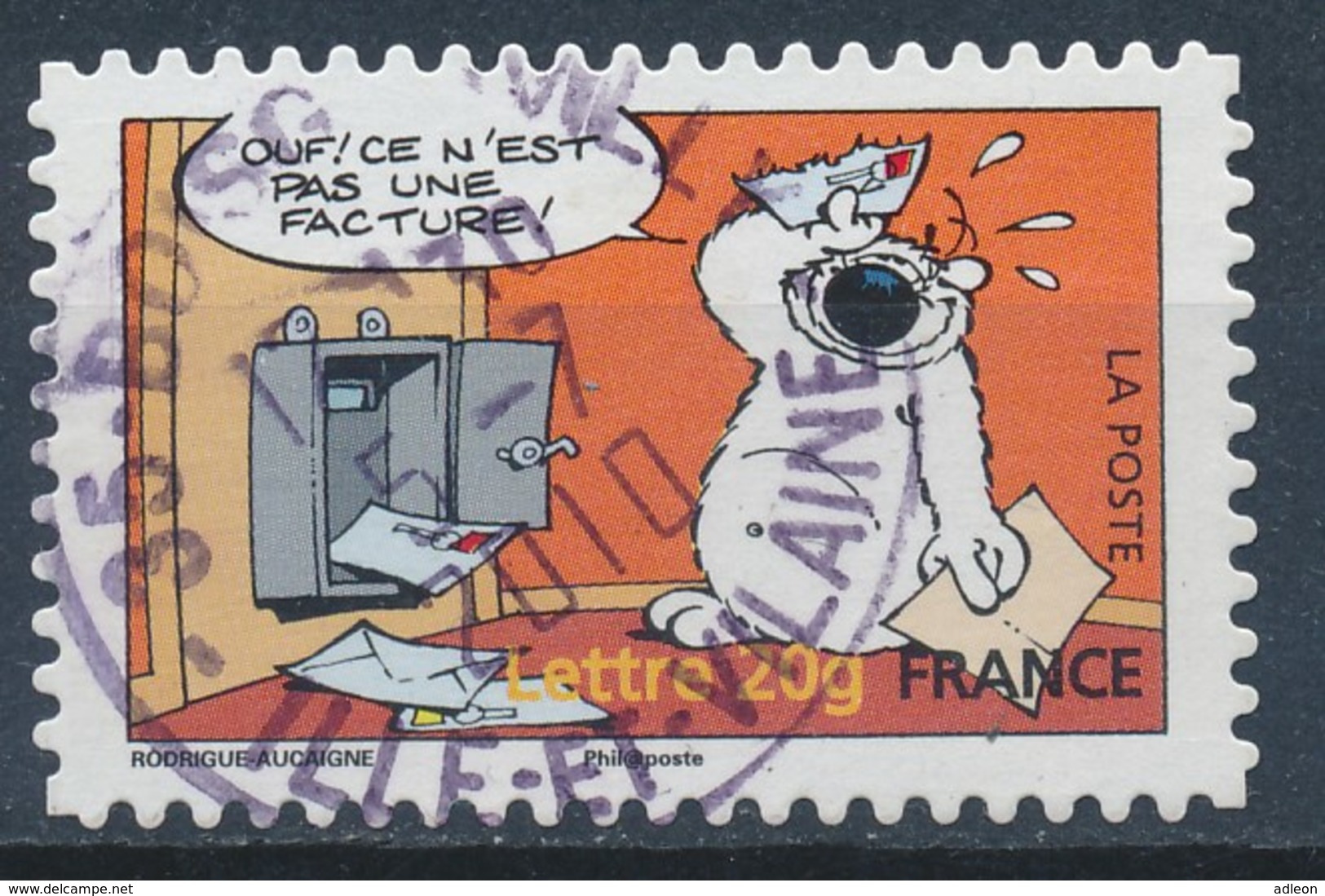 France 2006- Sourires Avec Le Chien Cubitus YT A90 (3957) Obl. Cachet Rond - Oblitérés