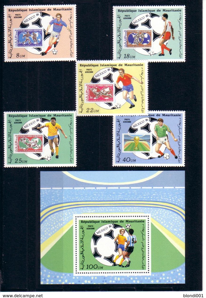 Soccer World Cup 1986 - MAURITANIE - S/S+Set MNH** - 1986 – Mexico