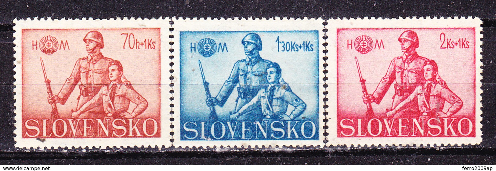 Slovacchia 1942  Serie Completa Nuova MLLH - Unused Stamps