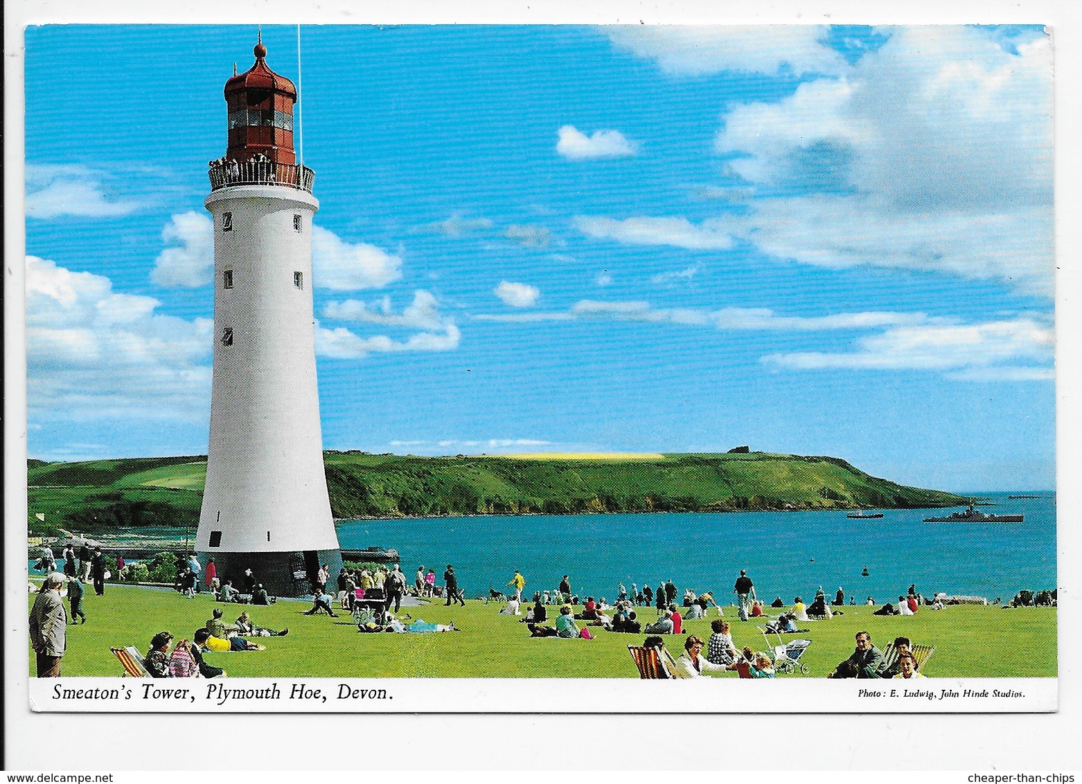 Smeaton's Tower, Plymouth Hoe, Devon - John Hinde - Plymouth