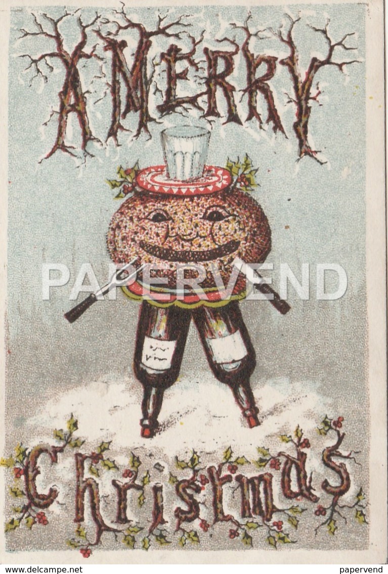 Greeting Card  Christmas Plum Pudding  Egc174 - Non Classificati