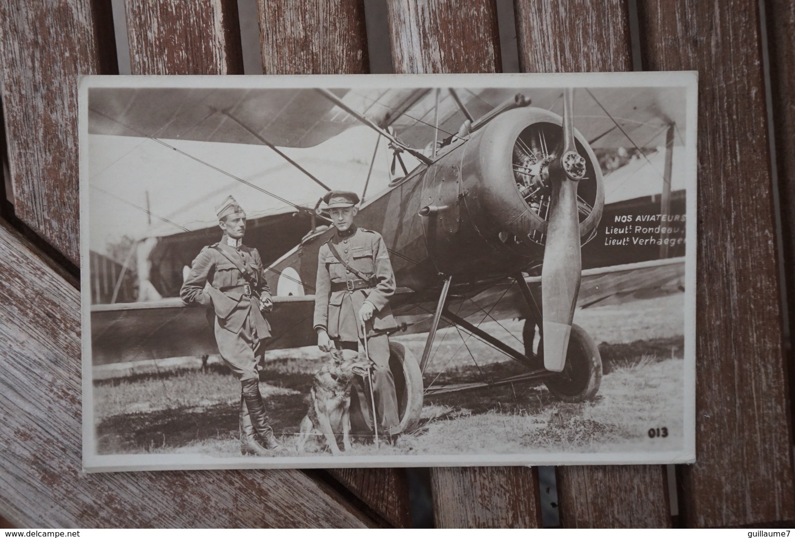 CPA - Nos Aviateurs - Lieutenant Rondeau / Verhaegen - Aviateurs