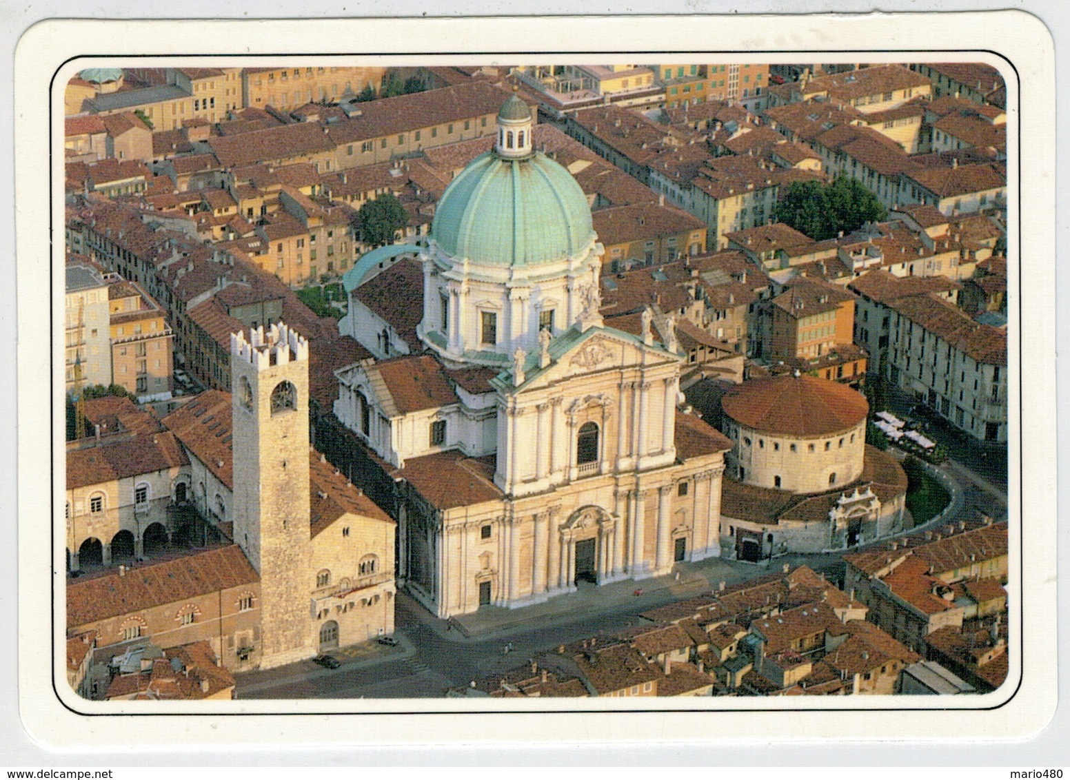 BRESCIA  PIAZZA  PAOLO VI     DUOMO  VECCHIO- DUOMO  NUOVO-  BROLETTO           (NUOVA) - Brescia