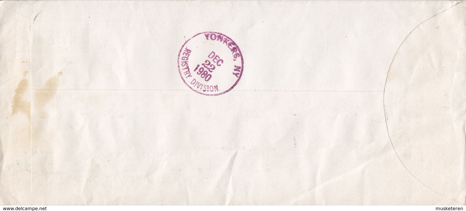 Taiwan NACRO INTERNATIONAL CORP. Registered EXPRESS , TAIPEI 1980 Cover Brief YONKERS United States - Briefe U. Dokumente