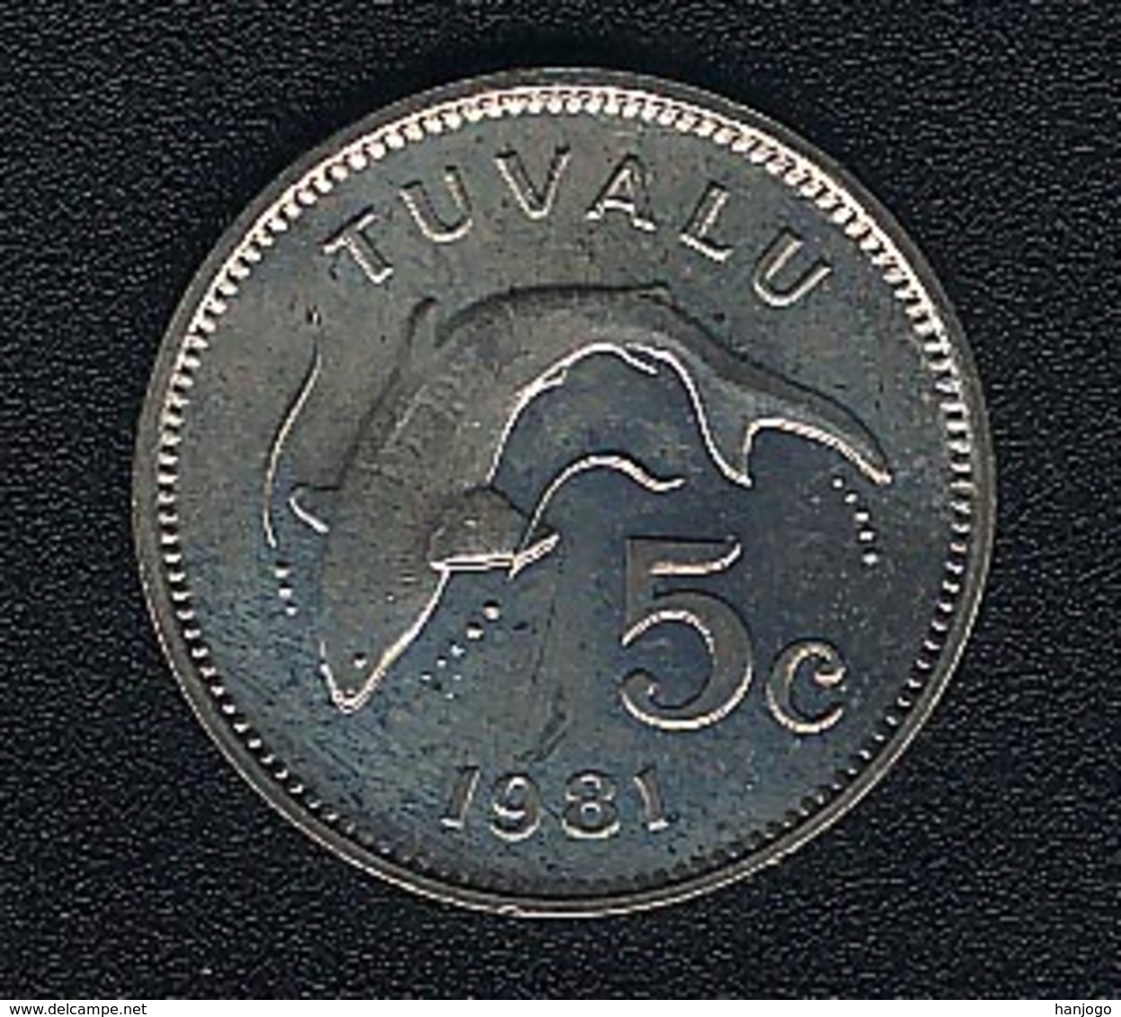 Tuvalu, 5 Cents 1981, UNC, Rare - Tuvalu