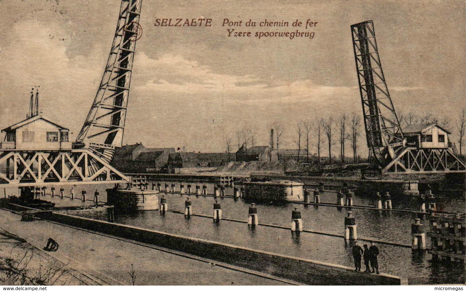 SELZAETE - Pont Du Chemin De Fer - Yzere Spoorweggebrug - Zelzate